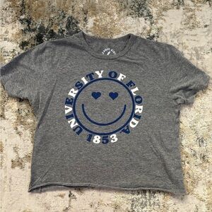 Florida Gators Blue/Gray Kids Cropped Tee